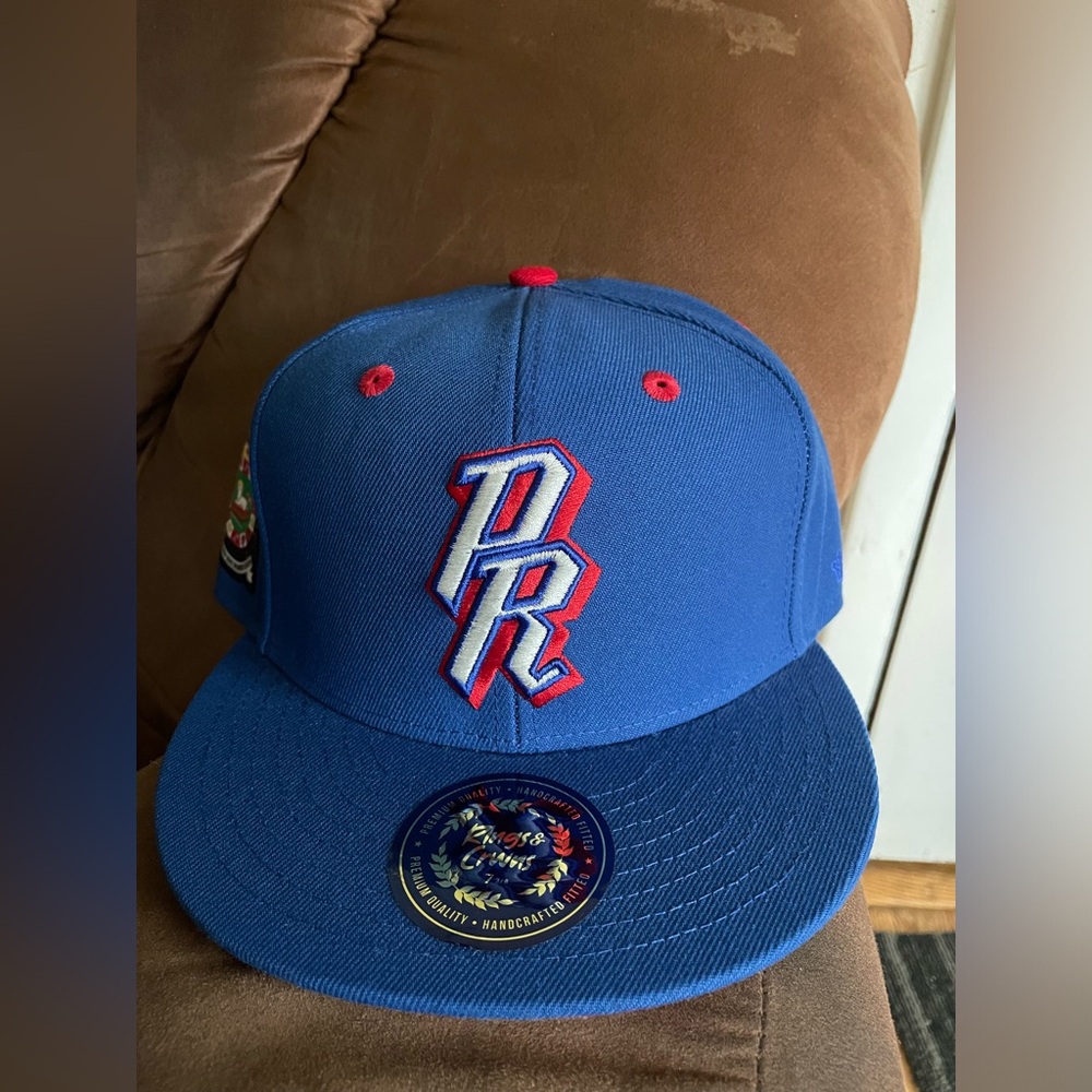 Puerto Rico Rings & Crowns National team fitted hat 7 3/8